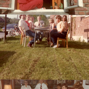 Norvegia 1983 -  Relax insieme ai miei vicini  di casa (foto 1 e 2)  e coi colleghi del laboratorio