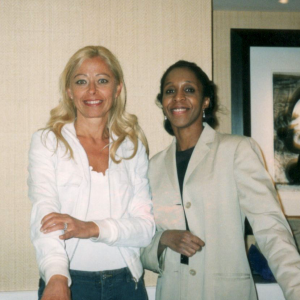 Con Lisa Arrington al comitato editoriale di CNS Spectrums (Philpadelphia, 18-22 maggio 2002)