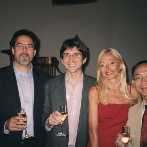 Praga - Con Eric Hollander, Stefano Pallanti, dan Stein al 16o congresso dell’European College of Neuropharmacology (Praga, Repubblica ceca, 20-24 settembre, 2003)