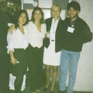 Congresso SOPSI Firenze, 1997. Con Alessandra Rossi, Lionella Palego e Silvio Presta.